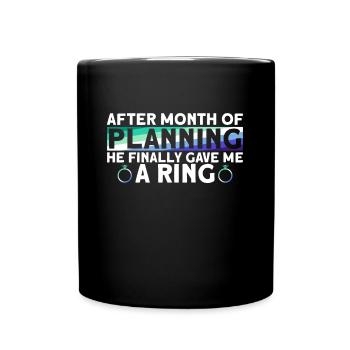 Gay Groom Gay Wedding Gay - Full Colour Mug - black - Front