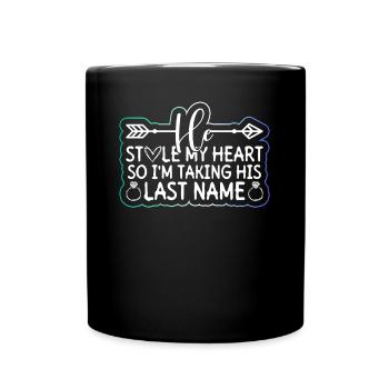 Gay Groom Gay Wedding Gay - Full Colour Mug - black - Front
