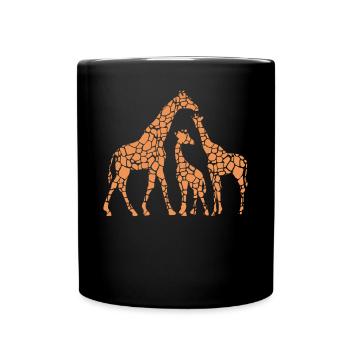 Girafe Lover Mignon Girafes I Mignon Girafe Zoo Gir - Mug uni - noir - Devant