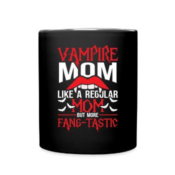 Vampire Mama Halloween - Mug uni - noir - Devant