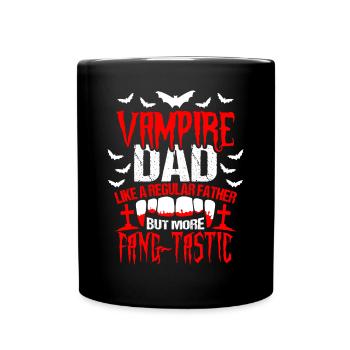 Vampire Papa Halloween - Mug uni - noir - Devant