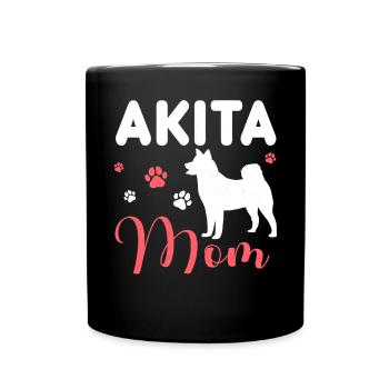 Akita Inu américain - Mug uni - noir - Devant
