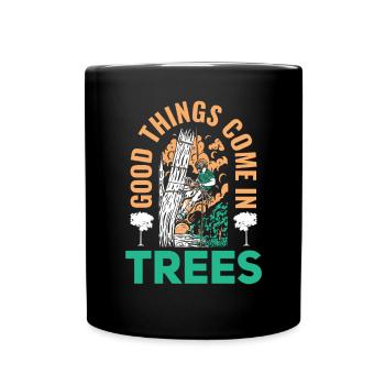 Grimpeur Arboriculteur Bûcheron Arboriculteur - Mug uni - noir - Devant