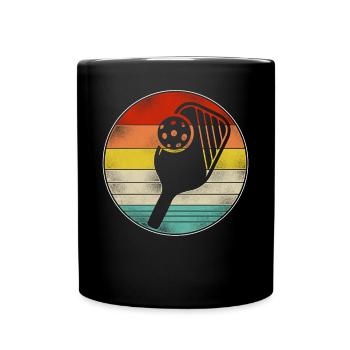 Pickleball Rétro Vintage - Mug uni - noir - Devant