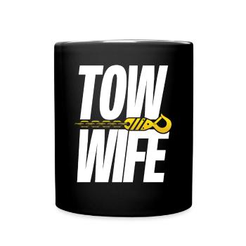 Wife Of the tow driver - Full Colour Mug - black - Front