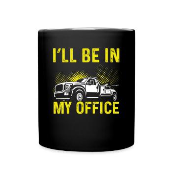 I Am In My Office - Full Colour Mug - black - Front