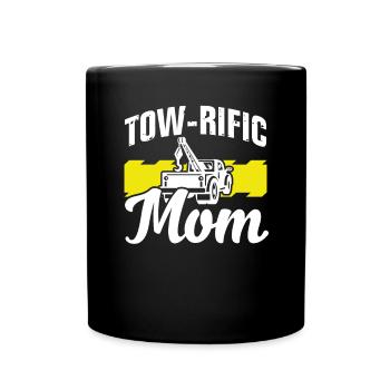 Tow Rific Mama - Tasse einfarbig - Schwarz - Vorne