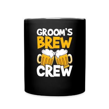 Équipe groom Brewing - Mug uni - noir - Devant