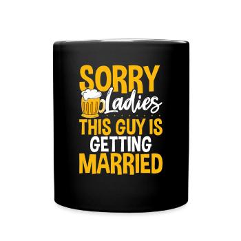 Ce gars va se marier - Mug uni - noir - Devant