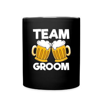 Équipe de groom - Mug uni - noir - Devant