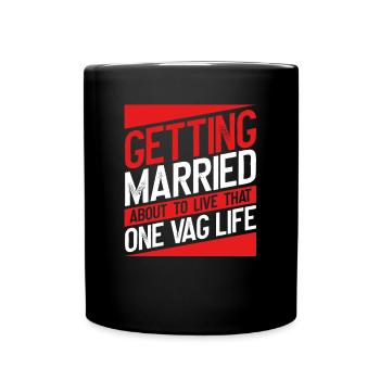 Vivre avec une femme - Mug uni - noir - Devant