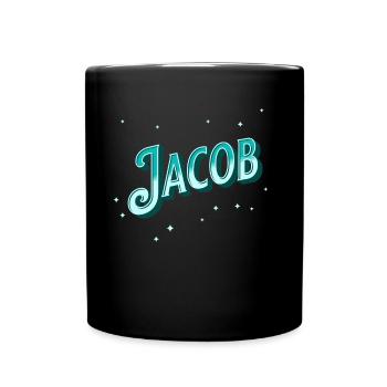 Noms Jacob personnalisés - Mug uni - noir - Devant