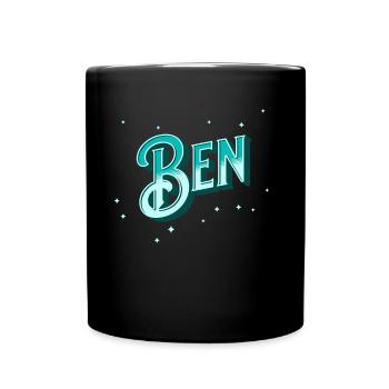Noms de Ben personnalisés - Mug uni - noir - Devant