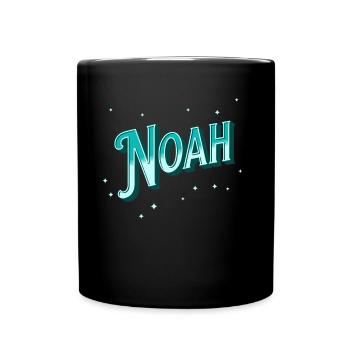 Noah names personalized - Full Colour Mug - black - Front