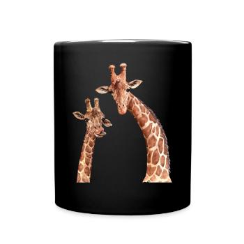 Giraffe Lover Zoo Giraffe Zoo Animal Giraffes - Full Colour Mug - black - Front