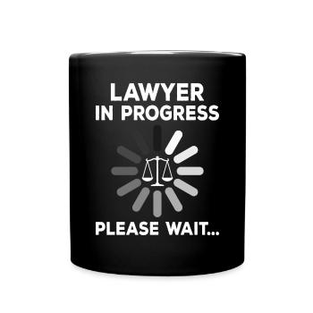 Law Student - Full Colour Mug - black - Front