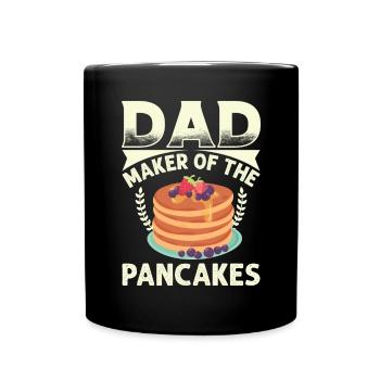 Better taste breakfast party pancakes and - Full Colour Mug - black - Front