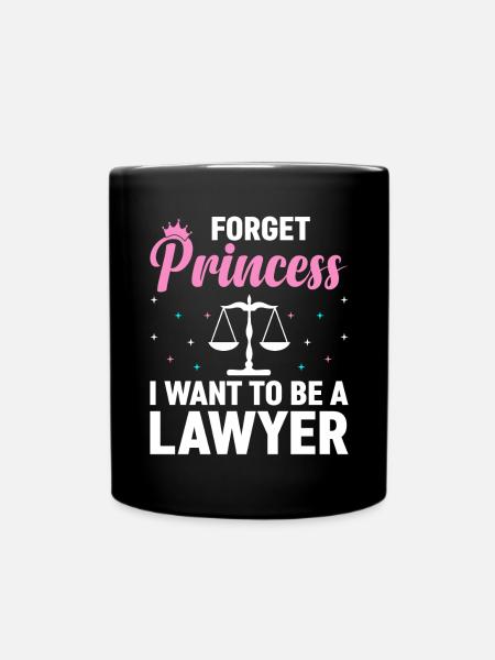 Jura Studentin Law Student - Tasse einfarbig - Schwarz