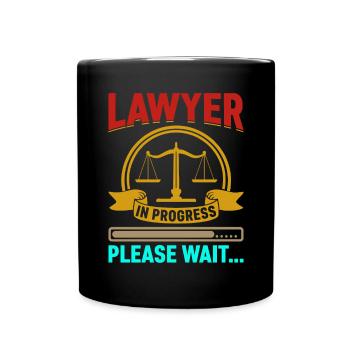 Anwalt Lawyer Student - Full Colour Mug - black - Front