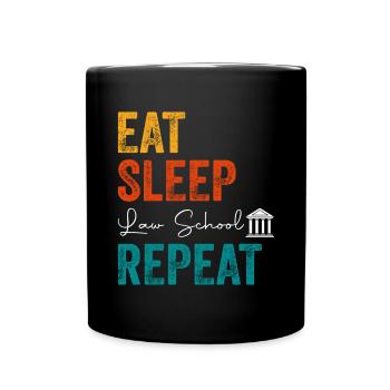 Law Student Lawyer - Full Colour Mug - black - Front