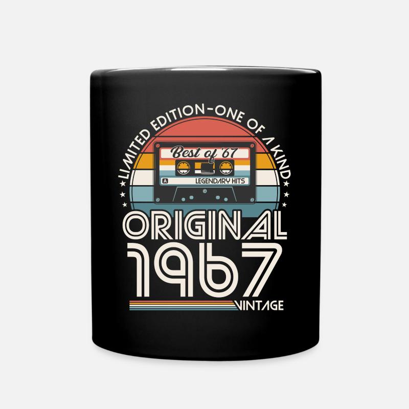 Né en 1967 Retro Birthday Gift - Mug uni - noir