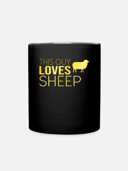 Typ Schaf Spruch - Tasse einfarbig - Schwarz