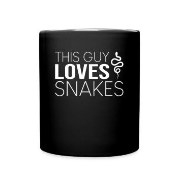 Type Snake Saying - Full Colour Mug - black - Front
