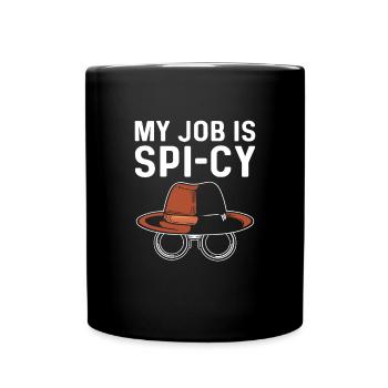 Ma profession est l’espionnage. Détective privé. - Mug uni - noir - Devant