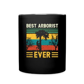 Grimpeur Arboriculteur Bûcheron Arboriculteur - Mug uni - noir - Devant