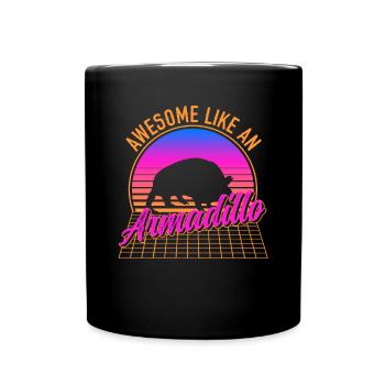 Cadeau de tatou Dicton drôle - Mug uni - noir - Devant
