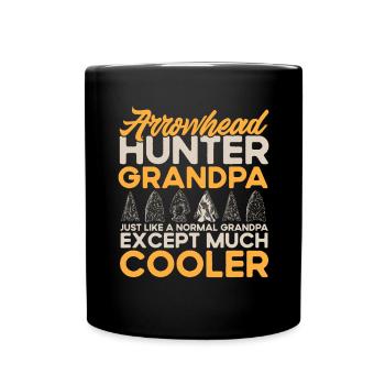Arrowhead Hunting Arrowhead Collector - Full Colour Mug - black - Front