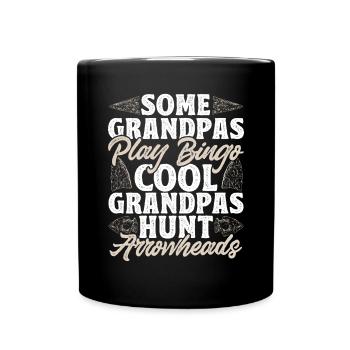 Arrowhead Hunting Arrowhead Collector - Full Colour Mug - black - Front