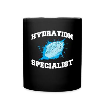 Cadeau chemise spécialiste de l’hydratation - Mug uni - noir - Devant