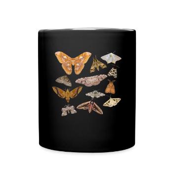 Cadeau chemise papillon - Mug uni - noir - Devant