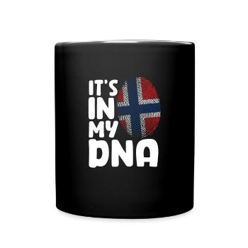 Norwegen - Tasse einfarbig - Schwarz - Vorne