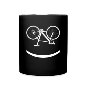 Gravel Bike - Ride Gravel Bike Gravel Road Bike - Full Colour Mug - black - Front