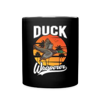 Duck Whisperer Duck Whisperer Duck Breeder - Mug uni - noir - Devant