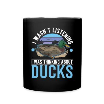 Duck Gift Duck Breeder Duck - Full Colour Mug - black - Front