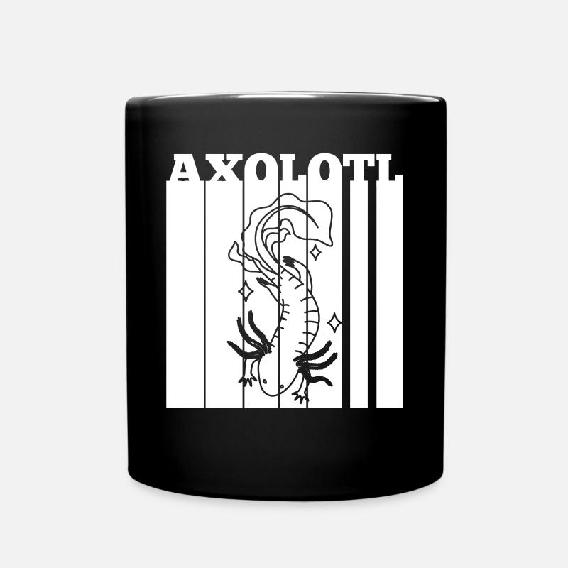 Axolotl - Tasse einfarbig - Schwarz