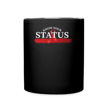 Connaissez votre statut Bureaucratie Soutien Sang - Mug uni - noir - Devant