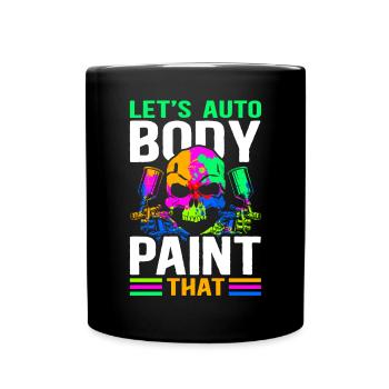 Painter Vehicle Painter Airbrush Gift - Full Colour Mug - black - Front