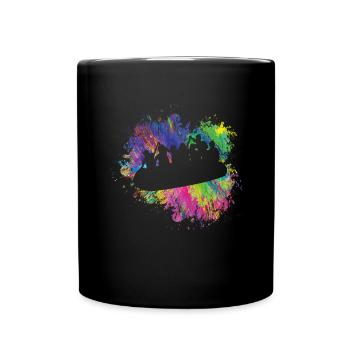 Boating in summer - Full Colour Mug - black - Front