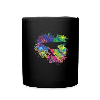 Summer Paragliding - Full Colour Mug - black - Front