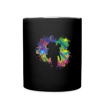 Hiking in summer - Full Colour Mug - black - Front