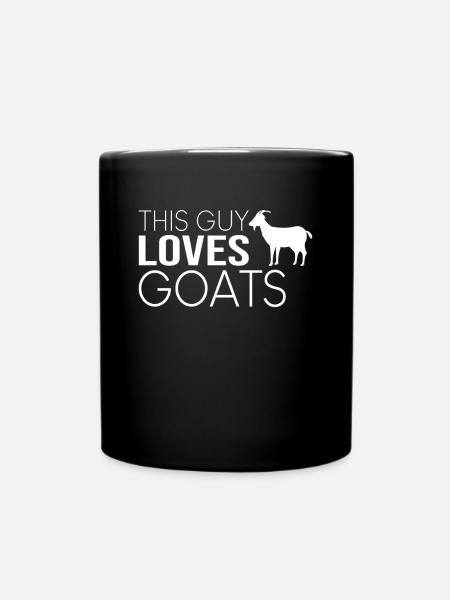 Typ Ziegen Spruch - Tasse einfarbig - Schwarz