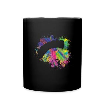 Summer Paragliding - Full Colour Mug - black - Front