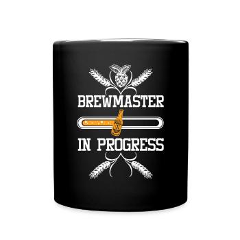 Brewmaster in progress - Full Colour Mug - black - Front