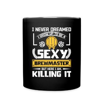 Sexy Brewmaster - Full Colour Mug - black - Front