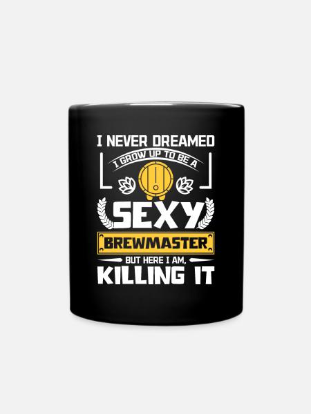 Sexy Brewmaster - Tasse einfarbig - Schwarz