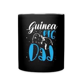 Papa Guinea Pig - Full Colour Mug - black - Front